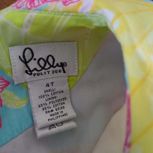 Lilly Pulitzer platinum balloon print dress - short sleeve - size 4T EUC - Picture 6 of 10